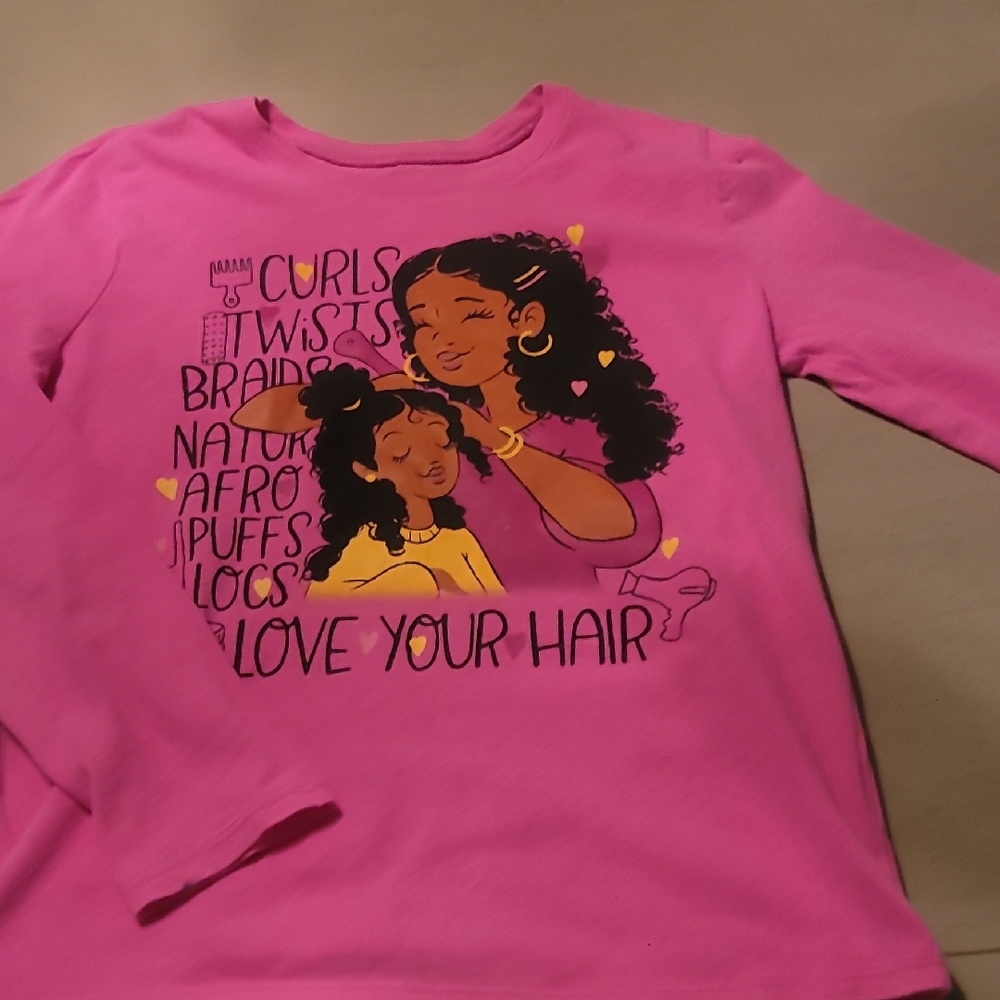 The Children's Place Pink Graphic Long Sleeve Tee
